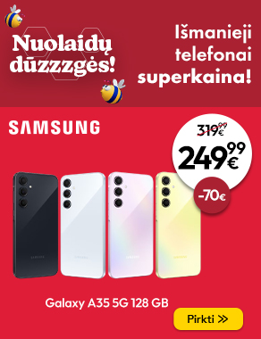 SM-A35 SAMSUNG Išmanieji telefonai Galaxy A35 superkaina! (IŠPARDAVIMAS)