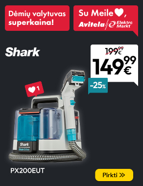 SHARK dėmių valytuvas superkaina!