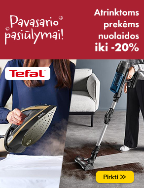 TEFAL atrinktoms prekėms nuolaidos iki 20%