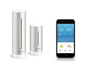 Netatmo Smart Home Weather Station, серебристый - Умная метеорологическая станция с двумя модулями Товар - NWS01-EC