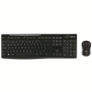 Logitech MK270, US, черный - Беспроводная клавиатура + мышь Товар - 920-004508 920-004508