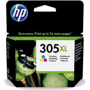 Rašalo kasetė Ink HP 305XL, Spalvota Prekė - 3YM63AE#UUS 3YM63AE#UUS