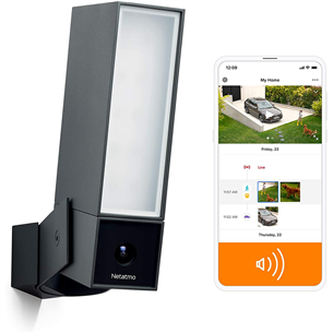 Lauko kamera su sirena Netatmo Presence, 4 MP, WiFi Prekė - NOC-S-EC