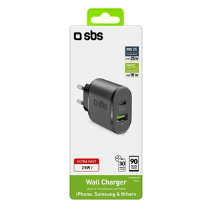 Fast charger USB-C SBS (25 W) Item - TETRPD25W