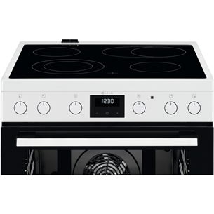 Electrolux SurroundCook 600, 73 L, white - Freestanding Ceramic Cooker