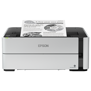 Epson EcoTank M1180 Mono, WiFi, LAN, дуплекс, белый - Струйный принтер