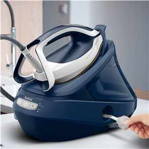 Tefal Pro Express Ultimate II, 3000 Вт, синий/белый - Гладильная система Товар - GV9720