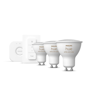 Philips Hue Starter Kit, GU10, 3 pcs, white - Smart Light Kit Item - 929001953113