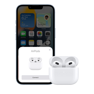 Ausinės Apple AirPods 3 with Lightning Charging Case, belaidės