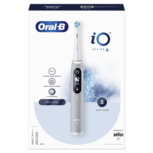 Braun Oral-B iO 6, серый - Электрическая зубная щетка Товар - IO6GREY