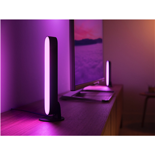 Išmanioji lempa Philips Hue Play Light Bar, White and Color Ambiance, black Prekė - 915005733701