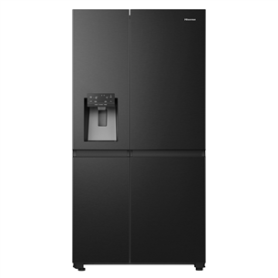 Hisense, No Frost, Water & Ice dispenser, 632 L, 179 cm, black - SBS-Refrigerator Item - RS818N4TFE RS818N4TFE