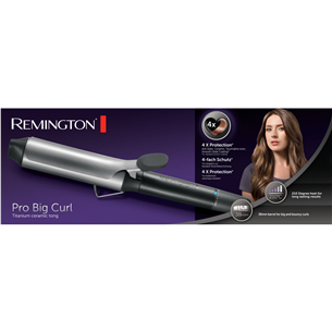 Remington Pro Big Curl, 38 mm, 140-210 °C, black - Hair curler Item - CI5538