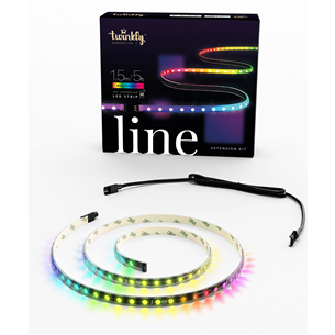 LED juosta Twinkly Line Extension Kit, 1,5m, black Prekė - TWL100ADP-B