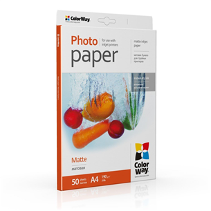 ColorWay A4, 190 g/m², 50 sheets, matte - Photo paper Item - PM190050A4 PM190050A4