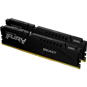 Kingston RAM Fury Beast 16 ГБ DDR5-5200 Kit2 - Память RAM Товар - KF552C40BBK2-16 KF552C40BBK2-16