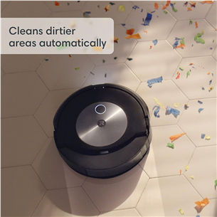 Dulkių siurblys robotas iRobot Roomba Combo® j7+, Wet & Dry, black Prekė - COMBOJ7PLUS