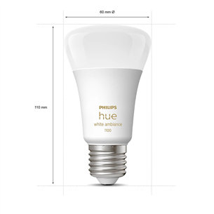 Išmaniųjų šviesų komplektas Philips Hue White Ambiance E27, 3 vnt, dimmer Prekė - 929002468403