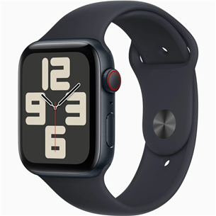 Išmanusis laikrodis Apple Watch SE 2, GPS + Cellular, Sport Band, 40 mm, S/M, midnight Prekė - MRG73ET/A MRG73ET/A
