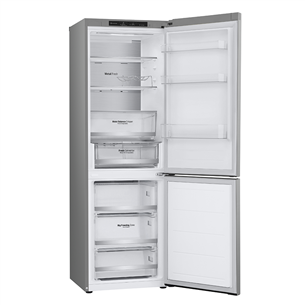 LG, NoFrost, 344 L, 186 cm, silver - Refrigerator Item - GBV5140DPY.APYQEUR