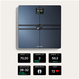 Withings Body Comp, black - Diagnostic bathroom scale Item - BODYCOMP.BLACK