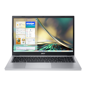 Acer Aspire 3 15 A315-24P, 15.6'', FHD, Ryzen 5, 8 GB, 256 GB, ENG, sidabrinis - Nešiojamas kompiuteris Prekė - NX.KDEEL.00E NX.KDEEL.00E