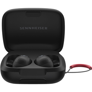 Sennheiser Momentum SPORT True Wireless, juodos - Belaidės ausinės Prekė - 700304 700304