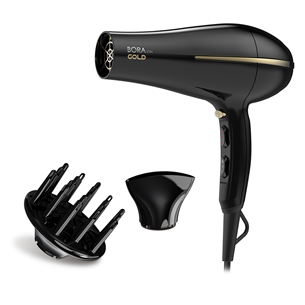 GA.MA Bora Gold Ion, 2200 W, black - Hair dryer GH0825