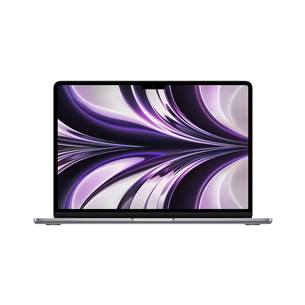 Apple MacBook Air 13" (2022), M2 8C/8C, 16 GB, 256 GB, SWE, space gray - Nešiojamas kompiuteris MC7U4KS/A