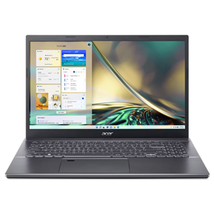 Acer Aspire 5 A515-57-50UR, 15.6'', FHD, i5, 32 GB, 512 GB, ENG, pilkas – Nešiojamas kompiuteris NX.KN4EL.009