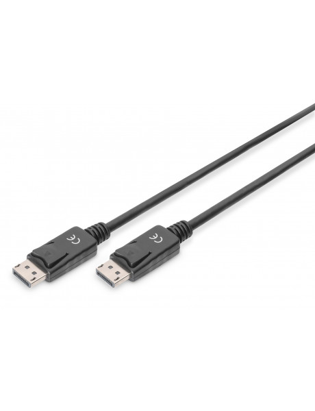 Kabelis Digitus DisplayPort Connection Cable DP to DP Black 1 m