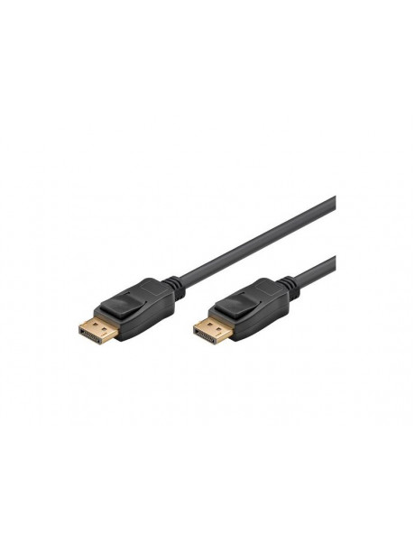 Kabelis Goobay DisplayPort connector cable 1.2, gold-plated DP to DP 1 m