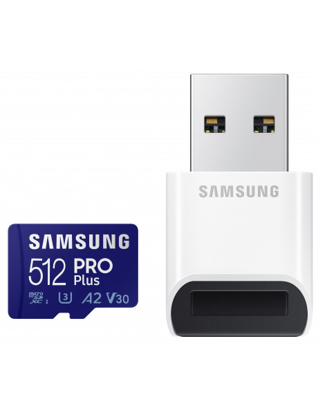 Atminties kortelė Samsung MB-MD512KB/WW MicroSDXC Memory Card Samsung PRO PLUS 512GB With card reader