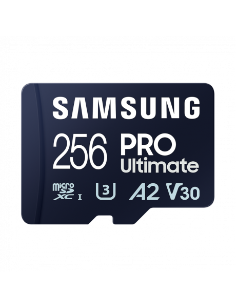 Atminties kortelė Samsung MicroSD Card with Card Reader PRO Ultimate 256 GB microSDXC Memory Card Fl
