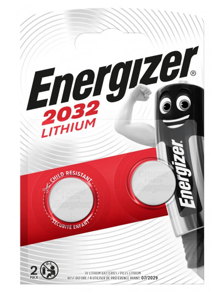 ELEMENTAI ENERGIZER Lithium CR 2032 BL2 ličio baterija