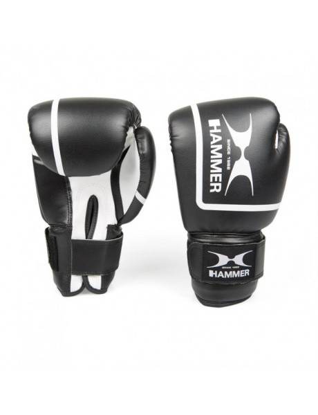 Bokso pirštinės Hammer Boxing gloves Fit II, PU, 8 OZ, Black