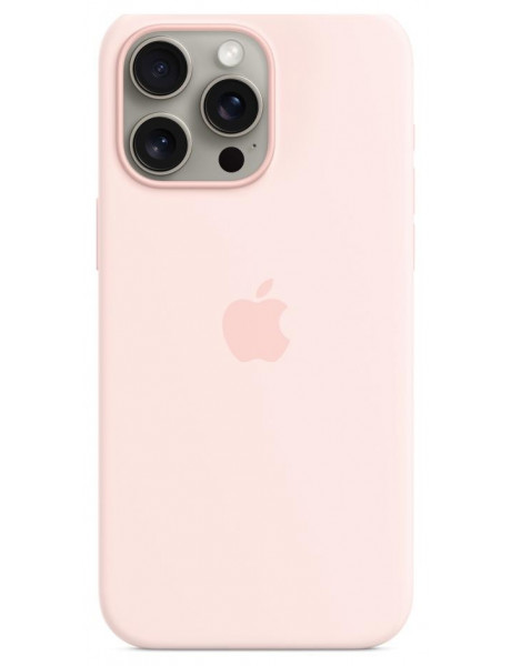 Dėklas iPhone 15 Pro Max Silicone Case with MagSafe - Light Pink