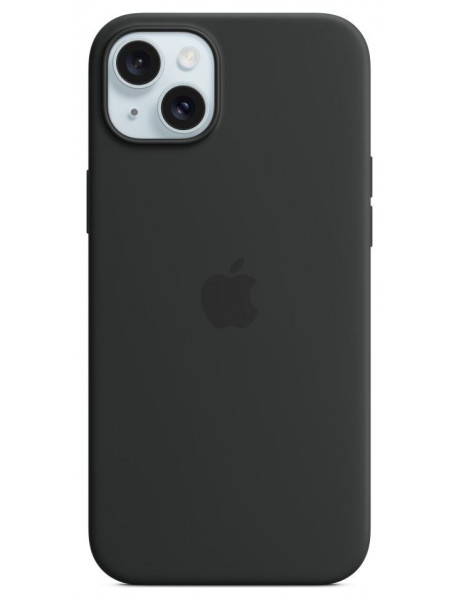 Dėklas iPhone 15 Plus Silicone Case with MagSafe - Black