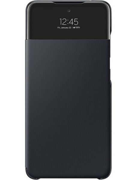 Dėklas Samsung EA725PBE Smart S View Cover for Samsung Dėklas Galaxy A72, Black / Black EF-EA725PBEG