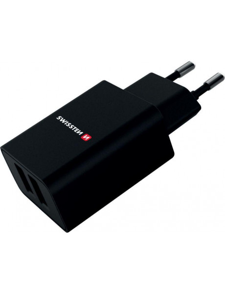 Pakrovėjas Swissten Premium Travel Charger USB 2.1? /
10.5W Black
