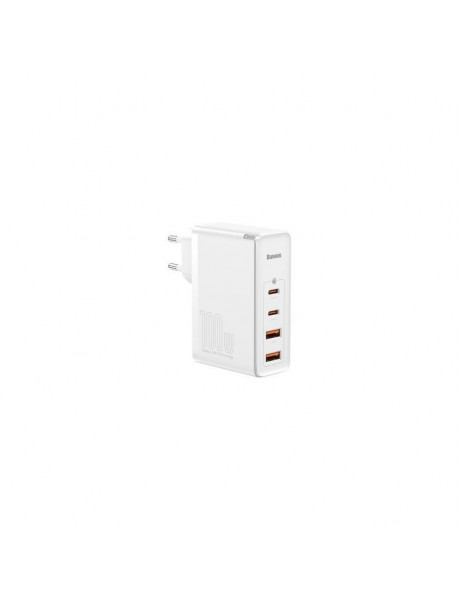Kroviklis Baseus GaN2 Pro fast charger 100W USB / USB Type C Quick Charge 4+ Power Delivery White