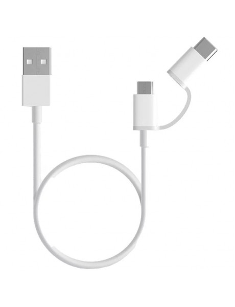Kabelis Mi 2-in-1 USB Cable (Micro USB to Type C) Xiaomi USB-A, Type C