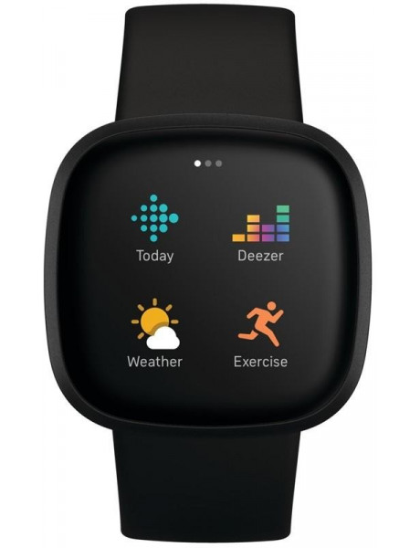 Išmanusis laikrodis Fitbit Versa 3 Smart Watch Black