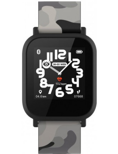 Laikrodis Canyon Kids smart watch 1.3 inches IPS full touch screen black pl
