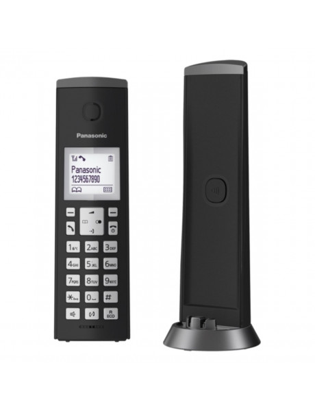 Belaidis telefonas Panasonic Cordless KX-TGK210FXB Black, Caller ID, Wireless connection, Conference