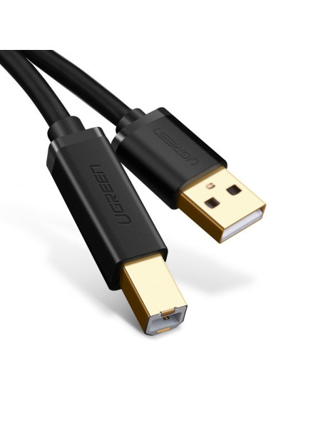 Kabelis USB A kištukas - B kištukas spausdintuvui 1.5m juodas US135 UGREEN