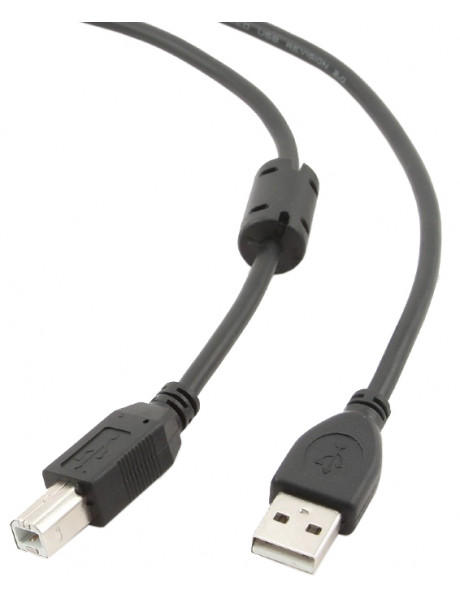 Kabelis Cablexpert CCFB-USB2-AMBM-3M USB 2.0 printer cable 3 m