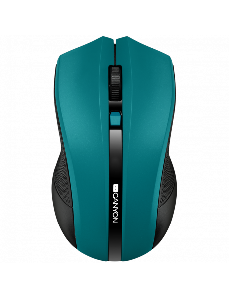 CNE-CMSW05G CANYON MW-5, 2.4GHz wireless Optical Mouse with 4 buttons, DPI 800/1200/1600, Green, 122*69*40mm, 0.067kg