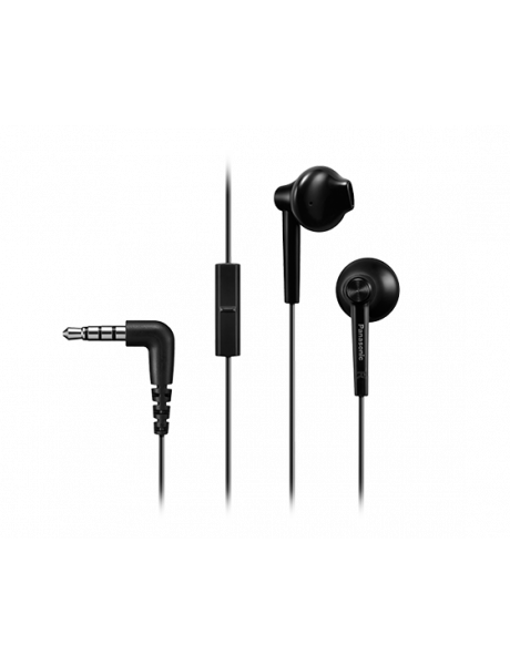 Panasonic | RP-TCM55E-K | Headphones | Wired | In-ear | Microphone | Black