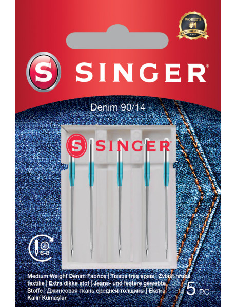 Singer | Denim Needle 90/14 5PK